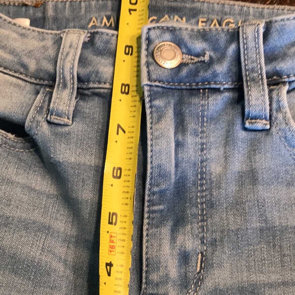 American Eagle Outfitters Distressed Super Hi-Rise Jegging - Picture 11 of 14